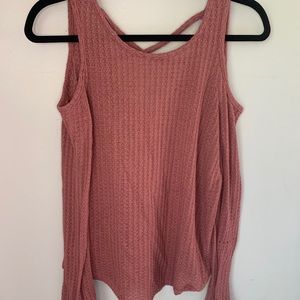Charlotte Russe Cold Shoulder Sweater